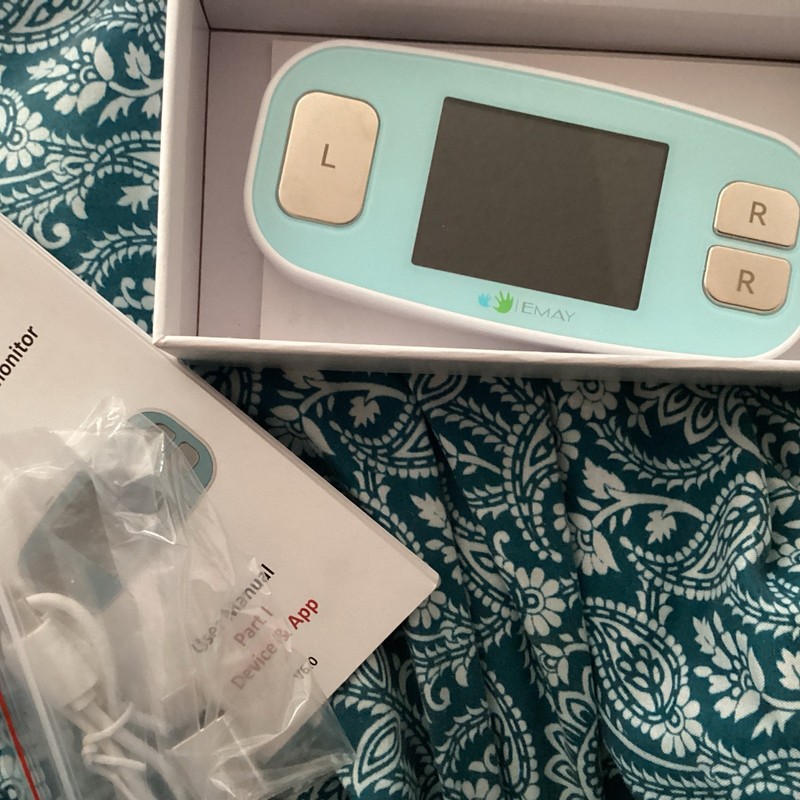 EMAY 6Leads Portable ECG Monitor Record ECG and Heart Rate in 6 Channels
