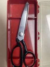 Vintage Clauss • 3312 • 12" Bent Industrial Tailor Shears • Moly • USA