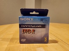 Sony Handycam DVD-R 3 Pack 30 Min 1.4GB Recordable Disc Scratch Resistant