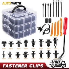 655PCS Car Retainer Clips Auto Panel Trim Fasteners Push Pin Rivet Bumper Kit