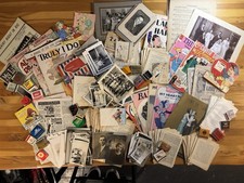 100 Pc Vintage Antique Curated EPHEMERA LOT Junk Journal & Scrapbook MIXED MEDIA