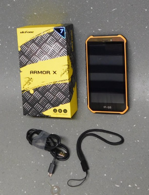 UleFone Armor X7 Orange Rugged IP68 Waterproof Android Cell Phone 2GB + 16GB
