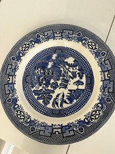 Set of 6 Vintage Swinnertons "Old Willow" Plates - 23cm Blue & White