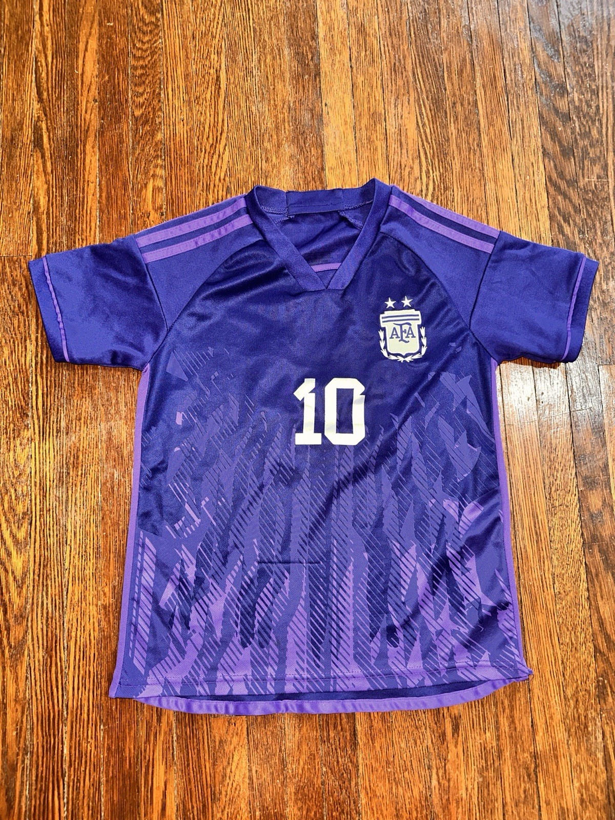 Argentina Away Jersey Small- FIFA World Cup 2022 - Messi #10 - Player Version