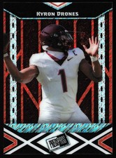 2024 Press Pass Orange Shimmer 2/10 Kyron Drones #PPB-182 SB6
