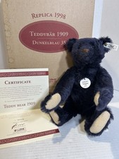 Steiff Teddy Bear 406508 Replica 1909 w/Box Certificates 2119 of 7000 LE