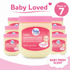 Baby Love Baby Petroleum Jelly 6oz x 7Pack Baby Fresh Scent Moisturizing Skin