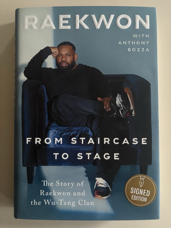 Raekwon SIGNED From Staircase To Stage Story Of Wu-Tang Clan AUTOGRAPHED