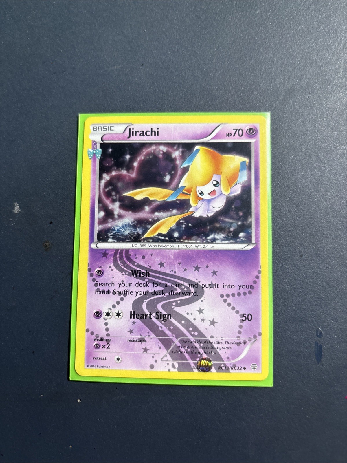 Pokémon TCG Jirachi RC13-32 Generations Radiant Collection Holo Card
