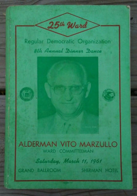 1961 25th Ward DEMOCRATIC 8th Annual Dinner Dance Book