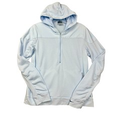 Nike Sphere Dry Fit Jacket Hooded Women's Medium Blue Full Zip Athletic