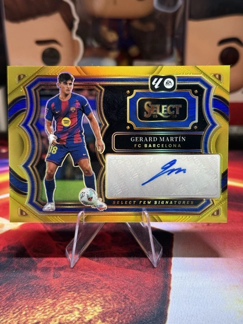 2025-26 La Liga Select Gerard Martin Auto Gold /10
