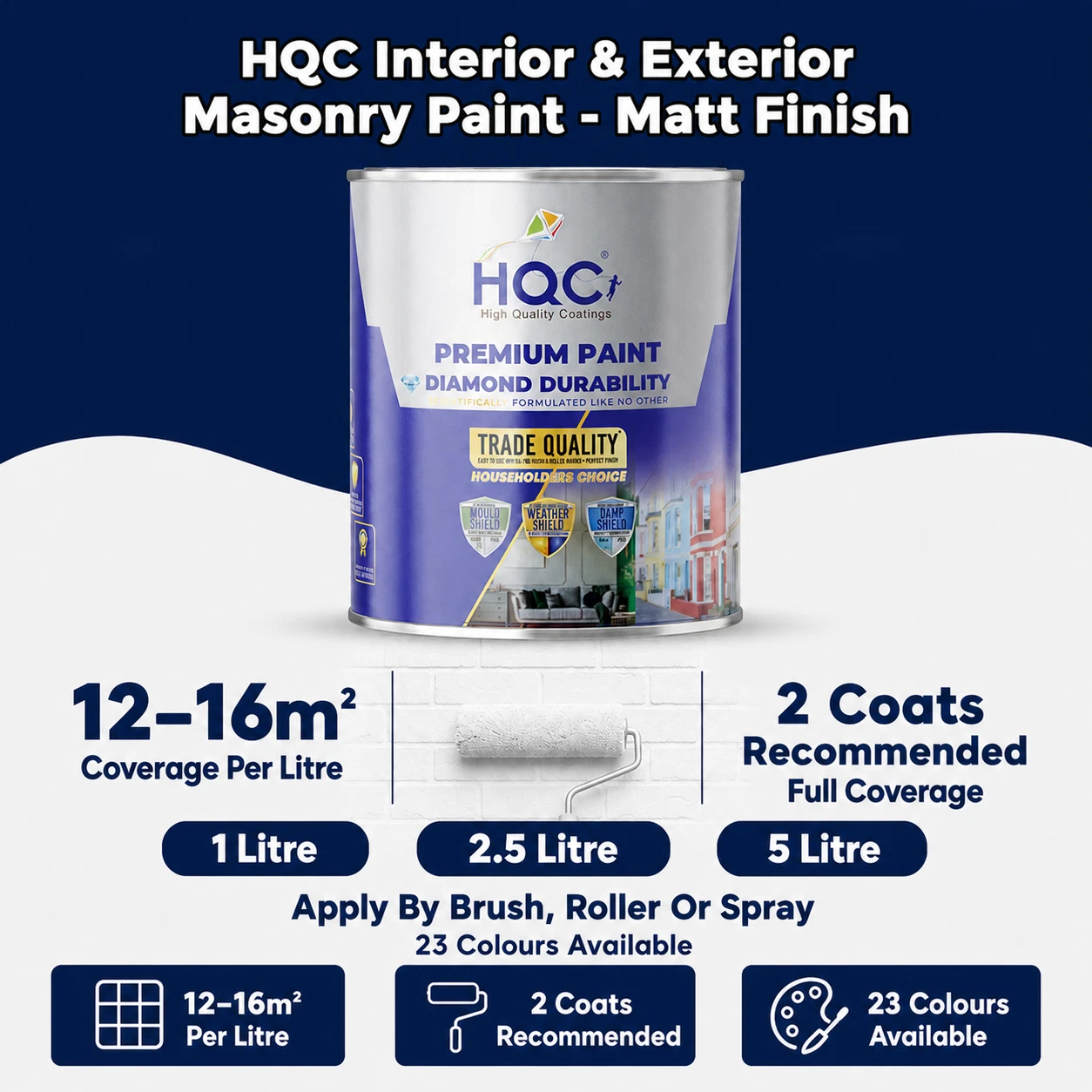 HQC Smooth Masonry Paint