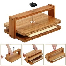 Wooden Book Press Practical Book Binding Tools for Home DIY Bookbinding Cards uk