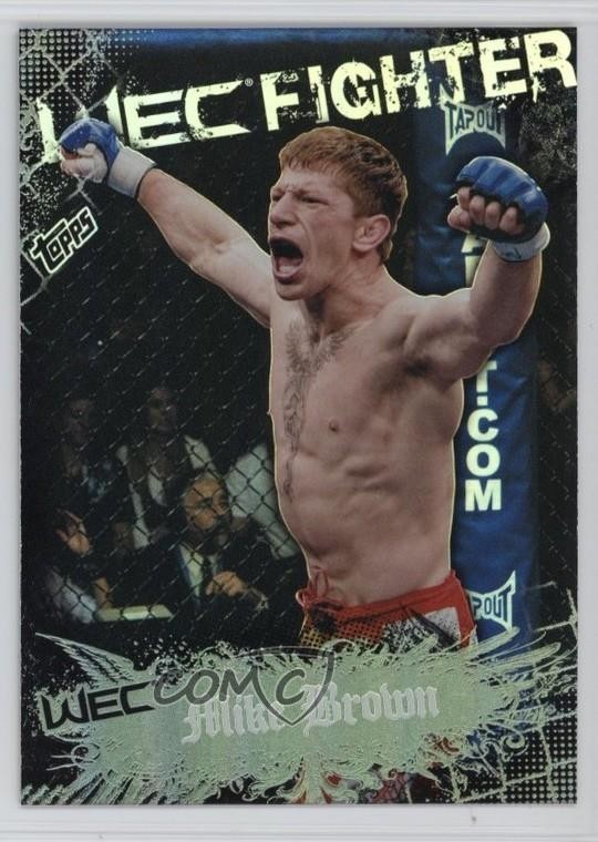 2010 Topps UFC Main Event WEC Fighter Mike Brown #143 Rookie RC 1rl7