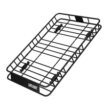 54" Roof Rack Cargo Top Luggage Storage Holder Carrier Basket Universal For Car