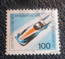 Federal Mi. No. 1496 used Ex. 8.1.1991 World Championship in Bobsleigh Altenberg