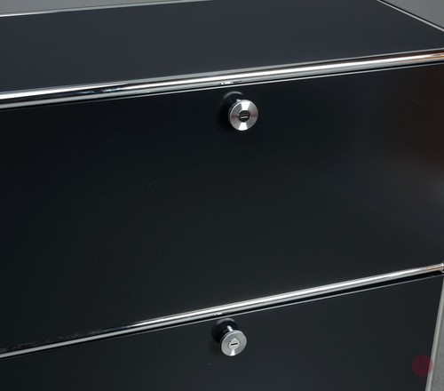 USM Haller Sideboard Kommode Regal Graphit Schwarz 6 Fächer + 6 Klapptüren TOP - Bild 10 von 12