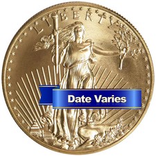 1 oz American Gold Eagle $50 Coin (Random Year) 4400.00 per troy oz