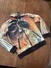 VTG ADIDAS X STAR WARS DARTH VADER R2D2 TRACK TOP JACKET YOUTH SZ LARGE