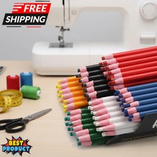 6pcs Sewing Marking Pencils For Fabrics Automatic Vanishing Tailor's Chalk