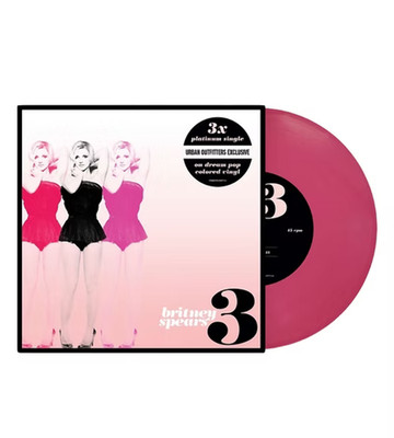 Britney Spears - 3 (Urban Outfitters 7'' Pink Dream Pop Vinyl Single)