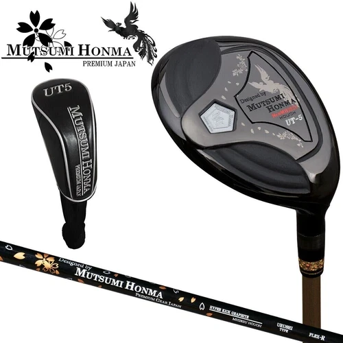 MUTSUMI HONMA MH282 HOUOH Hi-COR Utility Hybrid Carbon Shaft Flex-SR #3-8 6pcs - Image 3 of 4