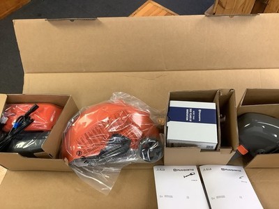 New In Box Husqvarna 970531208 110IL Battery Trimmer Kit
