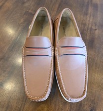 Bruno Marc Mens Ferrari Driving Shoes Tan Loafers Moccasins Size 11 M Old Money