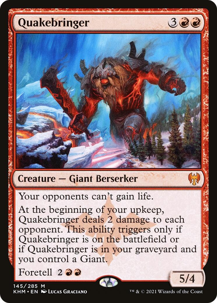 Quakebringer #145 (NM) Kaldheim (KHM) MTG