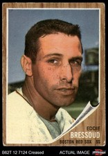 1962 Topps #504 Eddie Bressoud Red Sox 1 - POOR