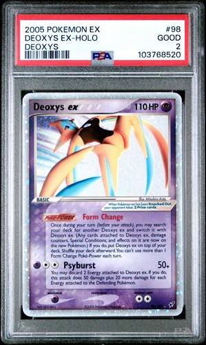 Deoxys ex graded PSA 2 for sale on eBay