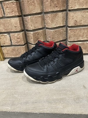 Nike Air Jordan 9 Retro Low Snakeskin Black Red 832822-001 Men s Size 9.5