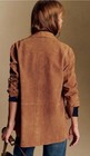 NWT SEZANE Will Jacket in Camel Suede Goat Leather Size XXL 2XL — photo 3