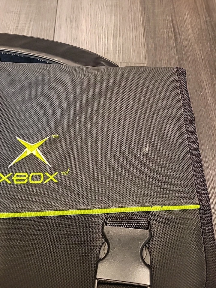Vintage Official Microsoft Original XBOX Carrying Case Travel Bag Messenger Bag - Image 3 of 4
