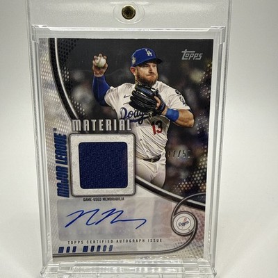 2025 Topps Series Two Max Muncy Black Major League Patch Auto /50 #MLMA2-MM