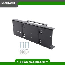 10" x 4.5" Universal Winch Mounting Plate with Raised Boss Holes 15,000 lbs