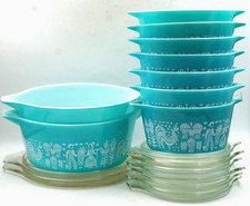 Vintage Pyrex Amish Butterprint Casserole Dish Casserole / Dishes Set Lot of 17