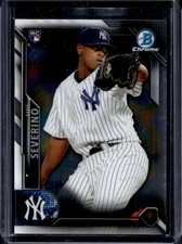 2016 Bowman Chrome Luis Severino RC Rookie #135 Yankees