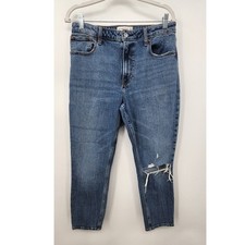 Abercrombie  Fitch The Skinny High Rise Jeans Medium Wash 28 6 S Curve Love