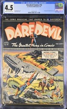 Daredevil #16, CGC 4.5, April 1943, World War 2, The Original Daredevil Comic