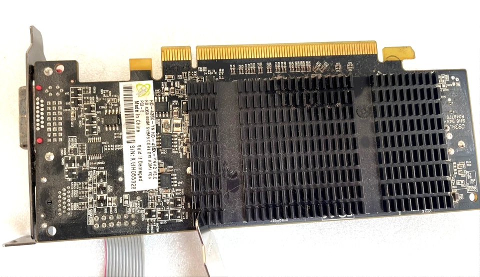 XFX ATI Radeon HD4350 512MB DDR2 DVI HDMI VGA PCI-E Video Graphics Card - Image 2 of 4