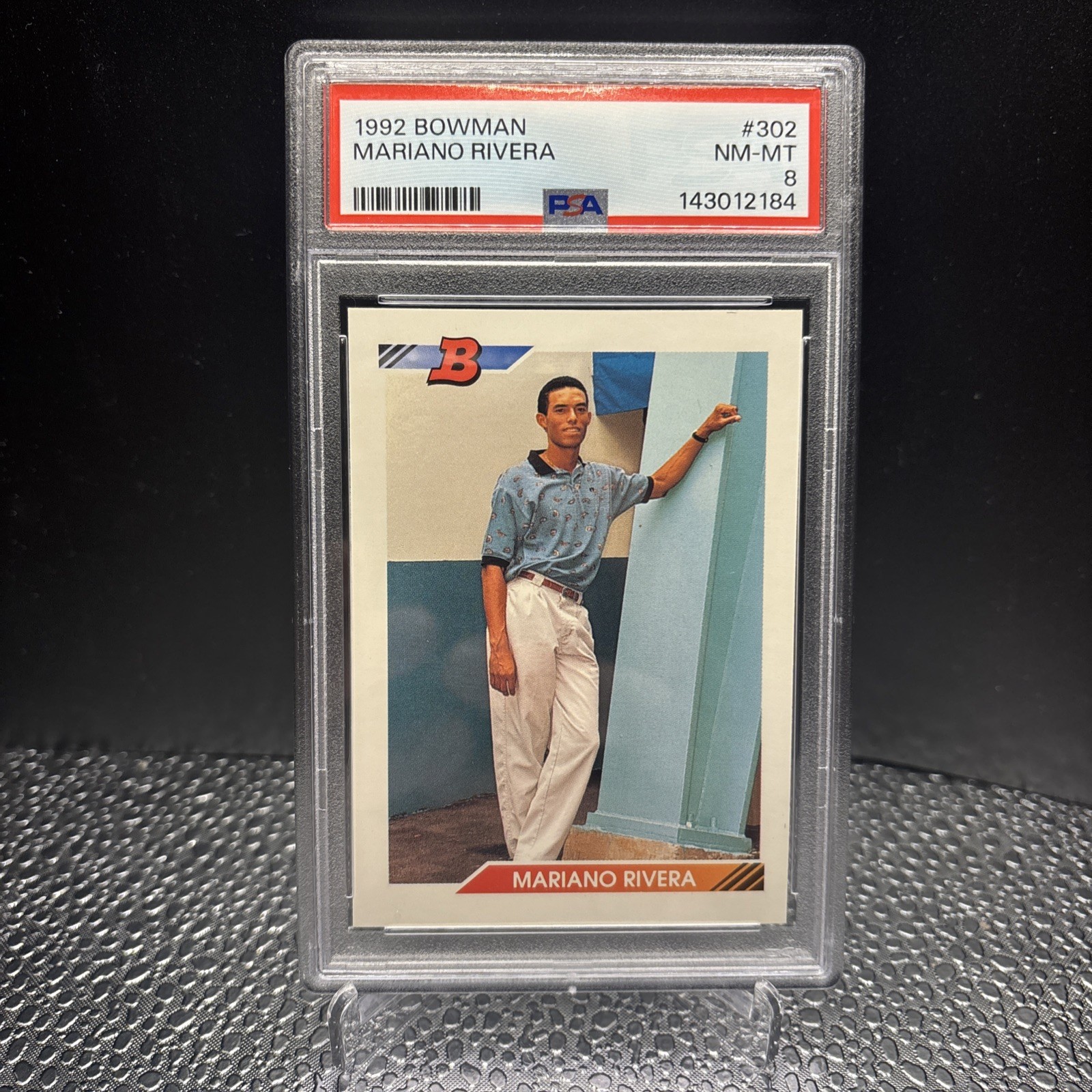 1992 Bowman - Mariano Rivera #302 E* on Back (RC)