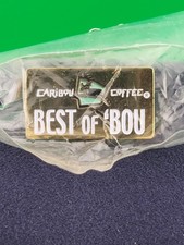 Prendedor chaleco sombrero solapa coleccionable sellado Caribou Coffee Best Of 'Bou NUEVO