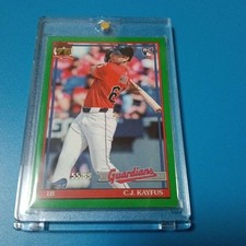 C.J. Kayfus MLB Card 55/99 Guardians 1B Baseball Collectible