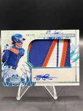 2024 Leaf Trinity #PA-JR1 Jeremy Rodriguez Patch Autograph Platinum #/49