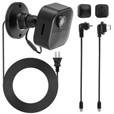 2in1 25ft Power Cable with Adapter  Wall Mount for Blink Outdoor 4 4th Gen ...