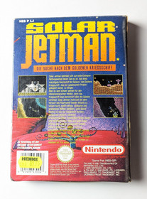 NES Solar Jetman in OVP + Anleitung (Nintendo Entertainment System, PAL)