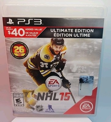 NHL 15 : Ultimate Edition (Sony PlayStation 3, 2014) PS3 CIB Complete In Box