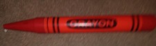 big plastic Crayola crayon